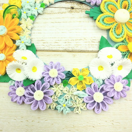 クイリング/ハンドメイド/リース/花束 クイリングフラワー ❁ミニ
