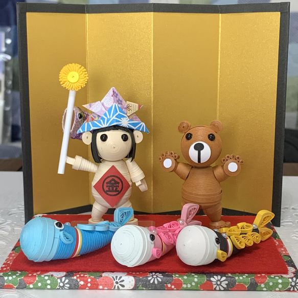 ミーザン。五月人形　こいのぼり　こどもの日　ハンドメイド Amazon | 鯉のぼり 手作りキット 掛け軸タイプ 端午の節句 五月