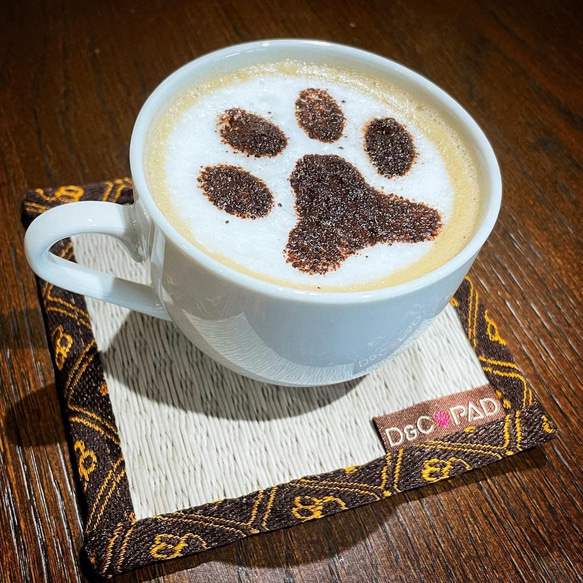 ステンシル プレート～ドッグカフェ等、ラテアートに！ 肉球① その他