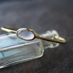 lepidocrocite in quartz brass bangle (hanafubuki) 6枚目の画像