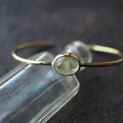 citrine brass bangle (tanpopo) 1枚目の画像