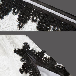 プレミアムシルク100% チーパオチョンサン チャイナドレス 立て襟 ロング丈 -カスタム可＃101 5枚目の画像