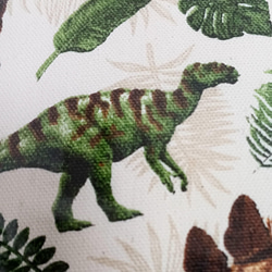 再版】】アイボリー恐竜柄のランドセルカバー 6枚目の画像