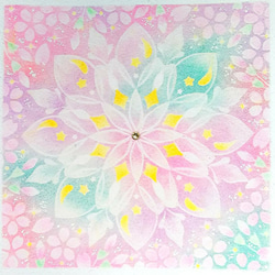 受注制作：花のパステル画 花 014」花を丁寧に描きます。パステル画の制作過程 | パステル画制作
