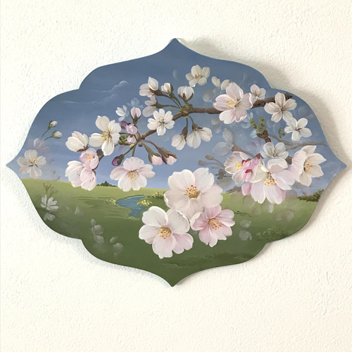 トールペイント(マルチローディング)壁掛け もどかしい 