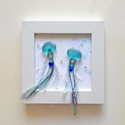 ⑨＊大人ブルームーン♡ちゅ！＊シーグラスアート ⑨＊大人ブルームーン♡ちゅ！＊シーグラスアート