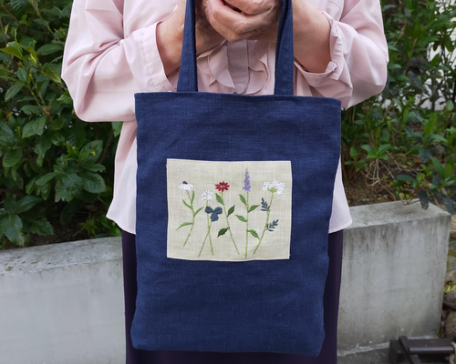 訳あり大特価　最終値下　未使用品　刺繍バッグ　布バッグ　職人ハンドメイド　総刺繍 訳あり大特価最終値下未使用品刺繍バッグ布バッグ職人