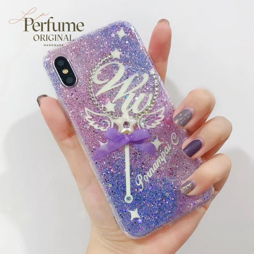 イニシャル＆名入れ♡暗闇で文字が光る！⭐️✨キラキラ☆エンジェル