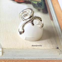 お目々がルビーコーンスネークの指輪 8枚目の画像