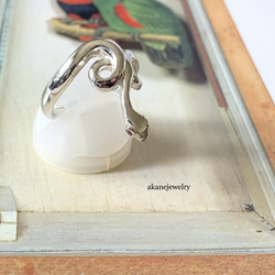 お目々がルビーコーンスネークの指輪 1枚目の画像