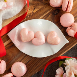 若葉型プレート・小　虹色　和モダン 1枚目の画像