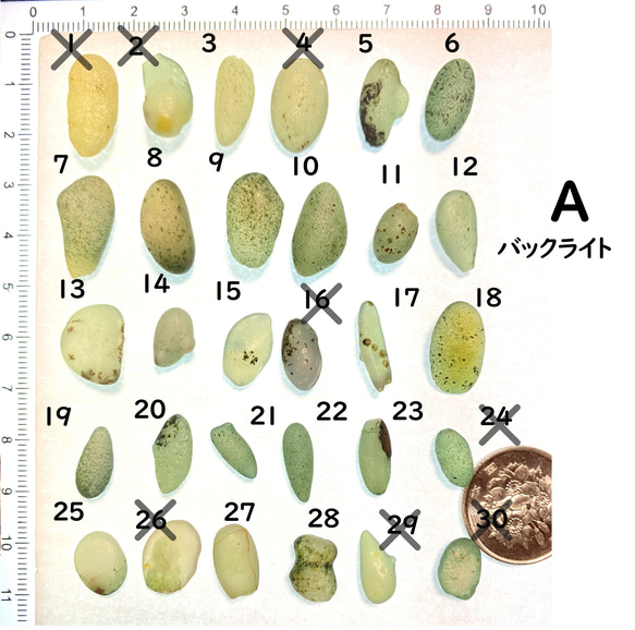 A　ゴビアゲートゴビ瑠璃 緑系 原石 3枚目の画像