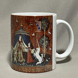 貴婦人と一角獣（ユニコーン）我が唯一の望みに マグカップ マグカップ