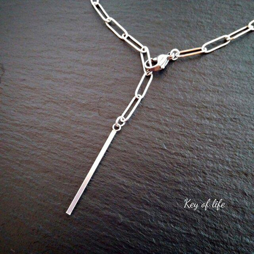 Key of Life▶︎ALLサージカルステンレス チェーン ロングネックレス