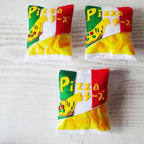 完成品】フェルト ままごと スーパーマーケット 乳製品① 8種セット