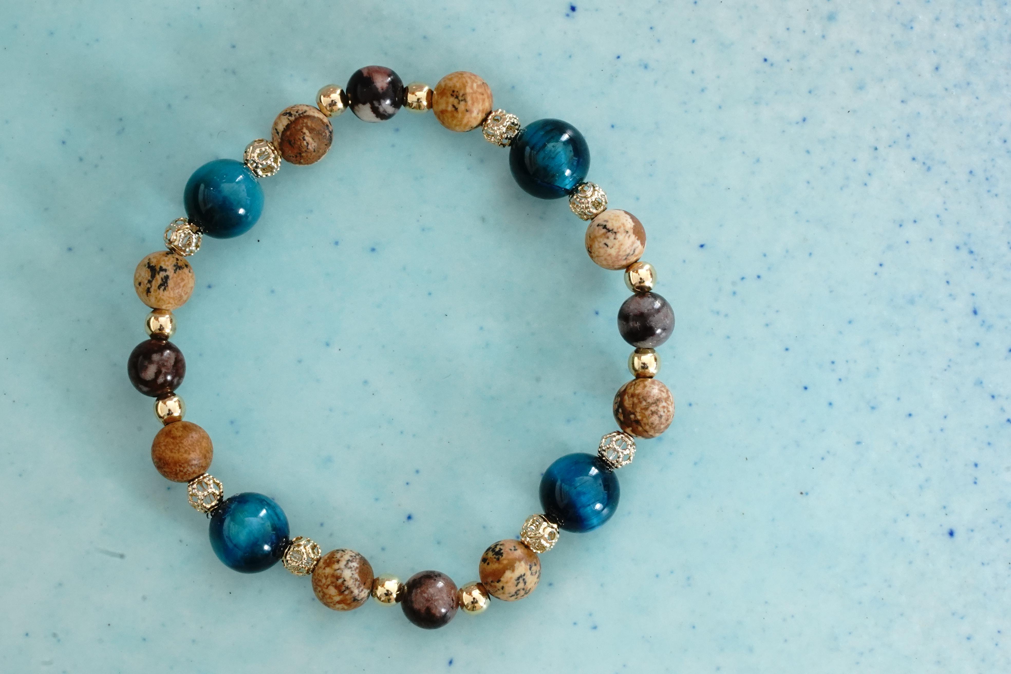 Op.4『Calm』グリーンタイガーアイ×フロストピクチャージャスパー