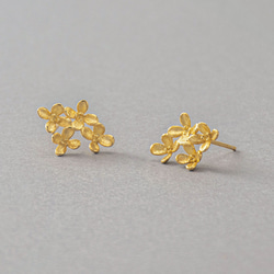 金木犀 ピアス Ⅰ. 2枚目の画像