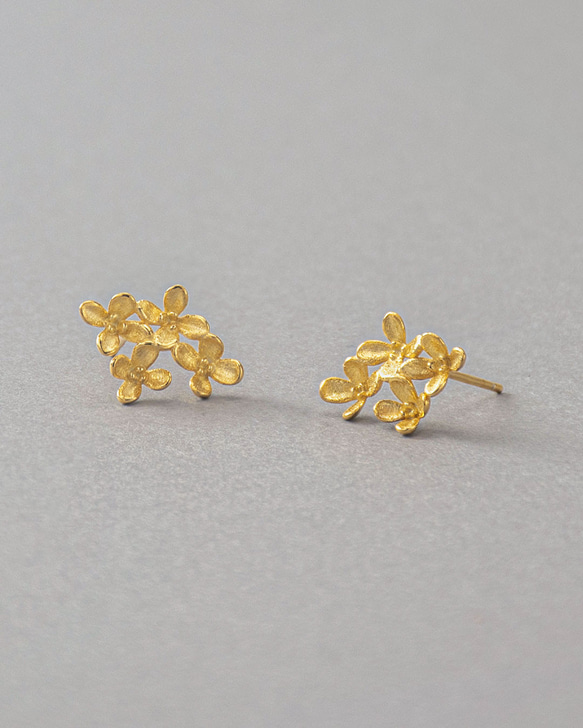金木犀 ピアス Ⅰ. 2枚目の画像