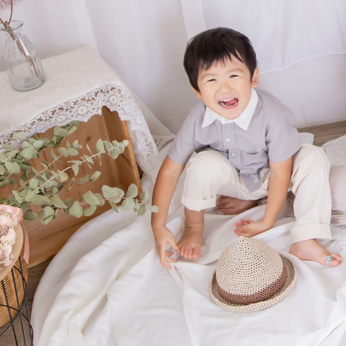 麦わらどんぐり帽子】全4色☆親子コーデや兄弟姉妹とリンクコーデ