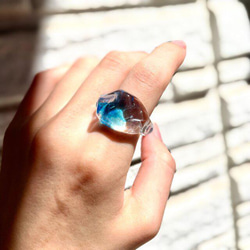 -幻想-　ガラス リング glass ring 1枚目の画像