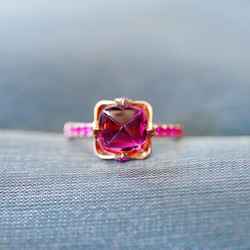 1.76ct天然エメラルド 指輪 K18 ブラジル産 鑑定書 天然ダイヤモンド