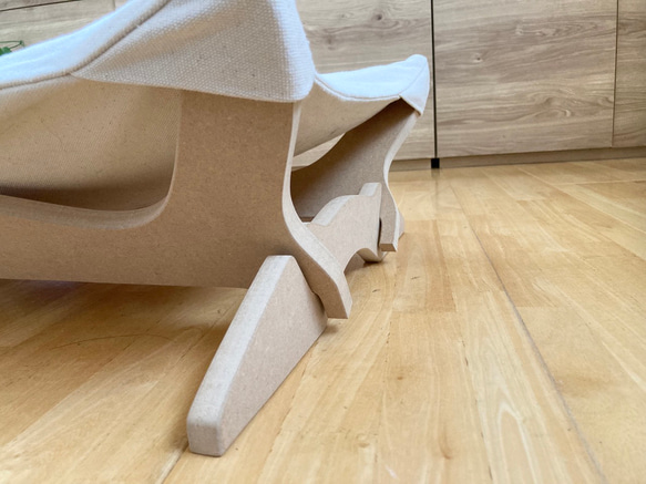 【リアルダウン使用】 ハンモックタイプの 羽毛ペットベッド　猫用　ダウン使用 7枚目の画像