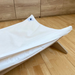 【リアルダウン使用】 ハンモックタイプの 羽毛ペットベッド　猫用　ダウン使用 5枚目の画像