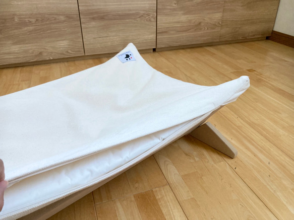 【リアルダウン使用】 ハンモックタイプの 羽毛ペットベッド　猫用　ダウン使用 5枚目の画像