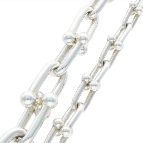 ハイクオリティ✴️ハードウェア　ネックレス　シルバー！ブレスレット別売 ティファニー ハードウェア パールロックブレスレット