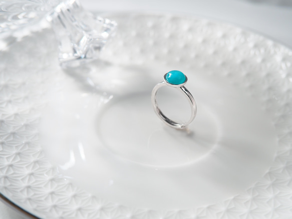 水月平原 | 天河石 純銀戒指 天然水晶寶石戒指 第3張的照片