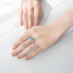 水月平原 | 天河石 純銀戒指 天然水晶寶石戒指 第1張的照片