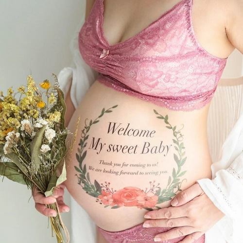 マタニティフォトシール ベリーペイント ボディペイント タトゥー