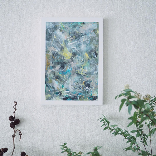 ○healing HOME 絵画原画 原画】祈りの絵(large size) 絵画 Hang 通販 13677349｜Creema