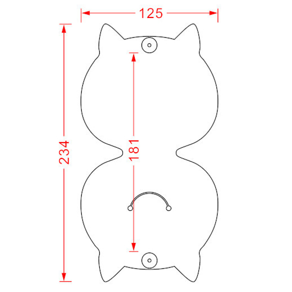 猫さん　マスクケース　名前入り　フェイクレザー　合皮　マグネットボタン　洗濯可　1000以下 14枚目の画像