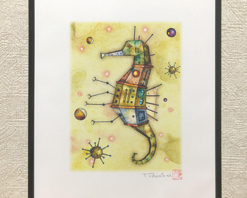 【希少】 たむらしげる 紙飛行機 デジタル版画 アート 作品 希少】 たむらしげる 紙飛行機 デジタル版画 アート 作品