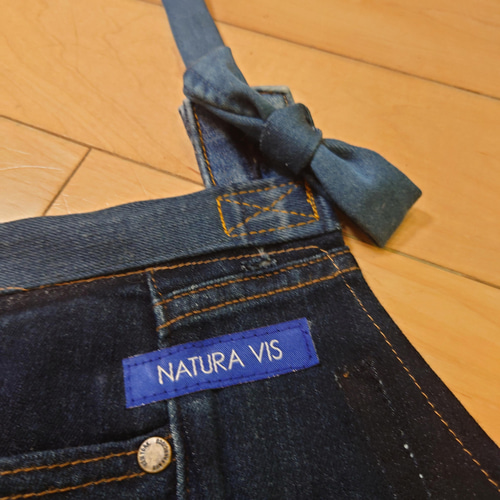 ヒッコリーデニムのショルダー紐❤︎3.8〜4cm幅❤️デニムリメイク（調整可能） ヒッコリーデニムのショルダー紐❤︎3.8〜4cm幅❤️デニムリメイク