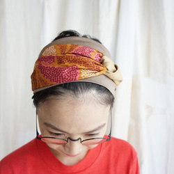 patchwork turban (cotton mix 21ss-q) 4枚目の画像