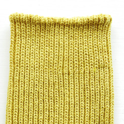再生棉薄羅紋襪23-25cm（青檸黃）。 第4張的照片