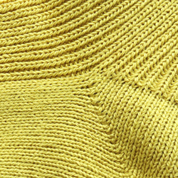 再生棉薄羅紋襪23-25cm（青檸黃）。 第5張的照片