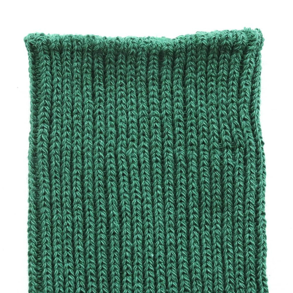 再生棉襪細羅紋天然材質襪 23-25 公分（綠色）。 第4張的照片