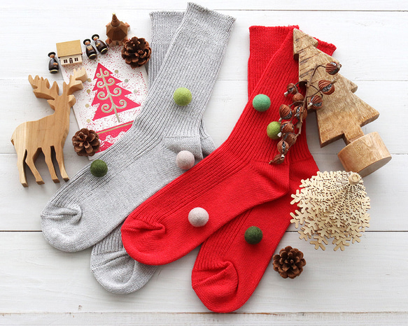 ギフトに✦ 選べる靴下2点＋ミニトートセット｜ラッピング&送料無料+Creema限定 3枚目の画像