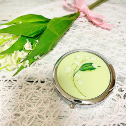 ✨すずらん柄✨ピルケース(大)&ミラーケース✨コンパクト その他