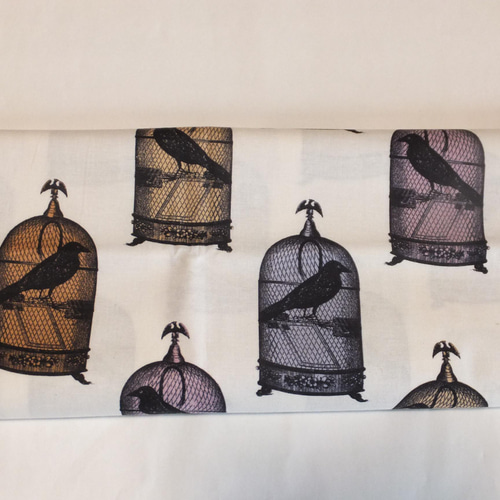 長尺 半幅帯 「ジャックドー 黒丸烏」 和装小物（帯・半襟） momoann  