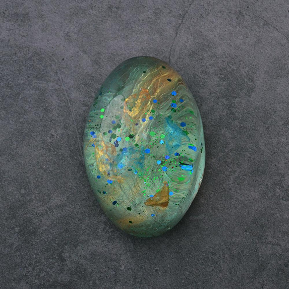 藝術寶石皂 五月誕生石 共生系列-祖母綠 Emerald 第1張的照片
