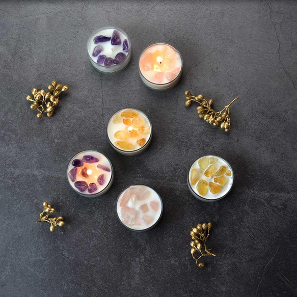 Pavo 專屬香氛水晶大豆茶蠟燭-紫水晶 第4張的照片