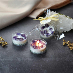 Pavo 專屬香氛水晶大豆茶蠟燭-紫水晶 第1張的照片