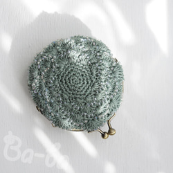 Ba-ba handmade Crochet round pouch  No.C1552 第1張的照片