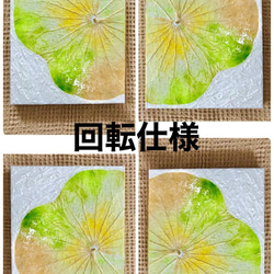 【一点もの】オシャレでユニークな蓮の葉ハッピーアート: The beauty of lotus leaf. 10枚目の画像