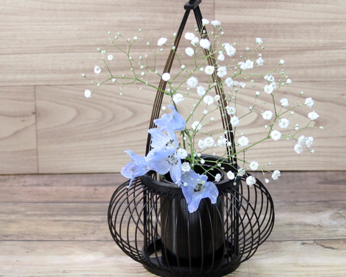 一輪挿し 花器 銀細工 アート 手の形 金属工芸 置物 【2915