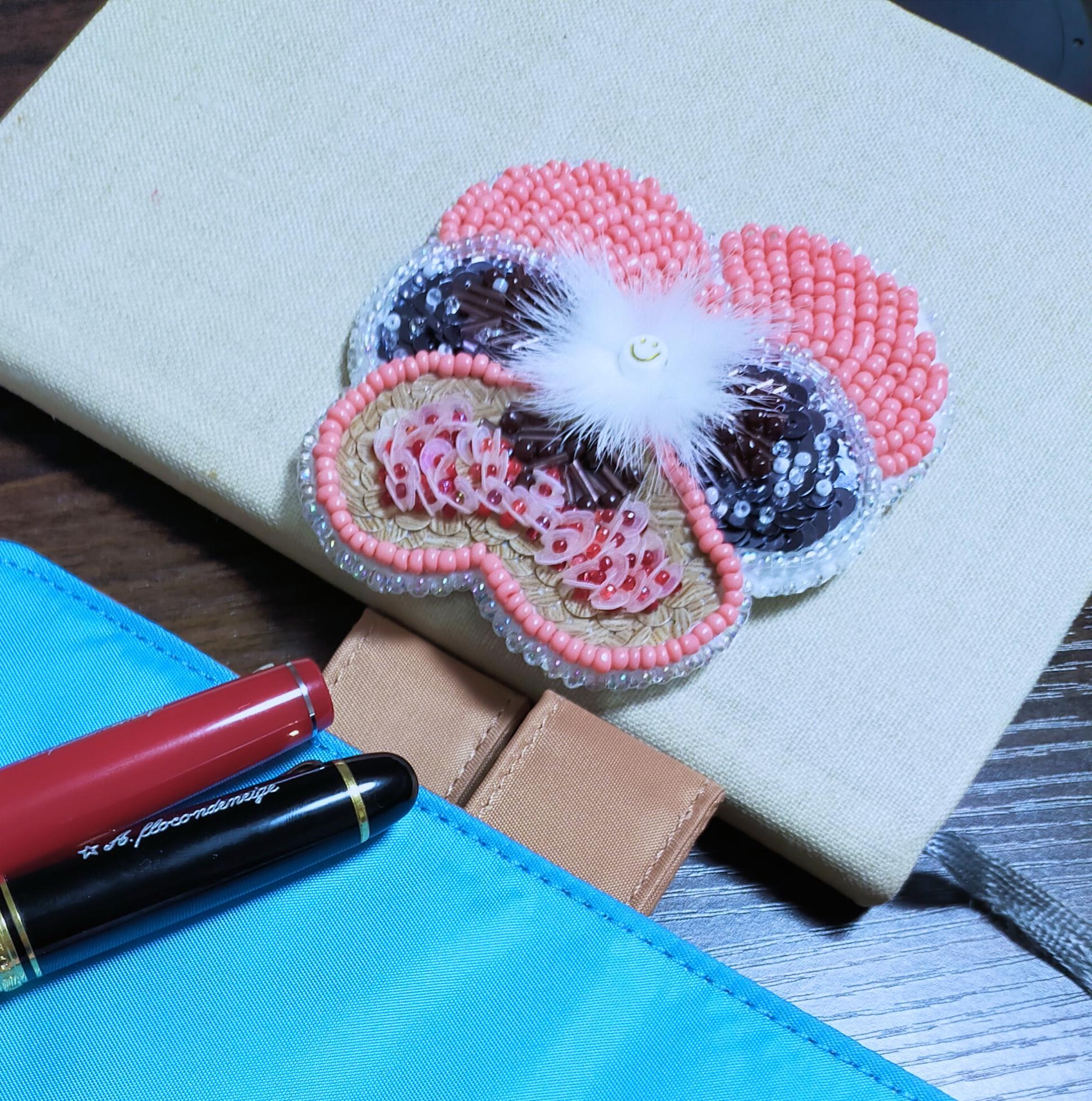 ⚖️OTỢMEと遊ぼ⚖️【どでかパンジーブローチ】